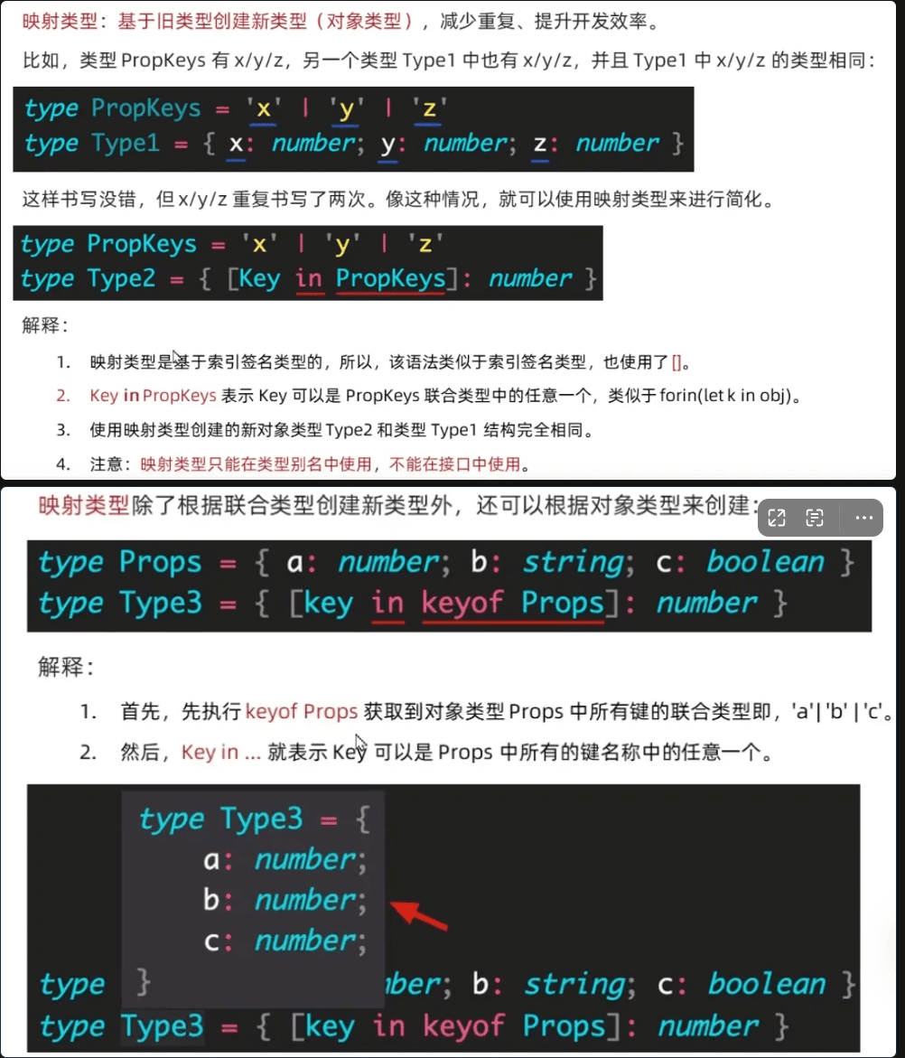 TypeScript 类型推论示例
